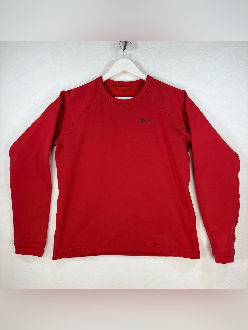Cotopaxi Sambaya Red Pullover Stretch Fleece Lined Sweatshirt Crewneck Medium